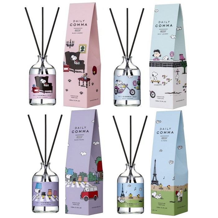 추천하는 데일리콤마 스누피 디퓨저 100ml x 4종 데일리콤마 스누피 디퓨저 100ml x 4종